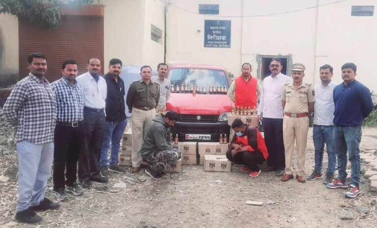 नवीन वर्षानिमित्त मध्यरात्री बनावट विदेशी दारू विरुद्ध औरंगाबाद येथील निरीक्षक राज्य उत्पादन शुल्क,भरारी पथक यांची मोठी कारवाई..