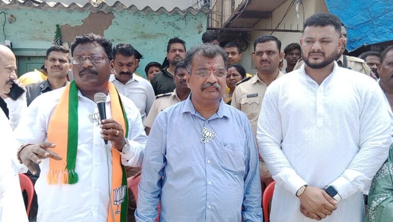 डोंबिवलीतील शेलार प्रभागातील काँक्रीटीकरण झालेल्या रस्त्यांचे लोकार्पण..