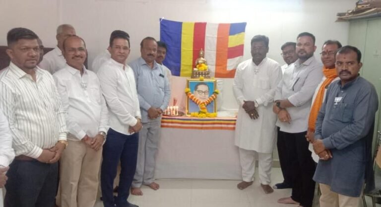 कल्याण जिल्हा भाजपा तर्फे परमपूज्य भारतरत्न डॉ.बाबासाहेब आंबेडकर यांची जयंती मोठ्या उत्साहात साजरी..